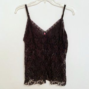 Black Women's Lace Cami Size Medium